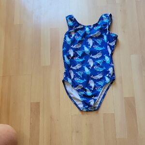Blue Narwhal Kids Leotard